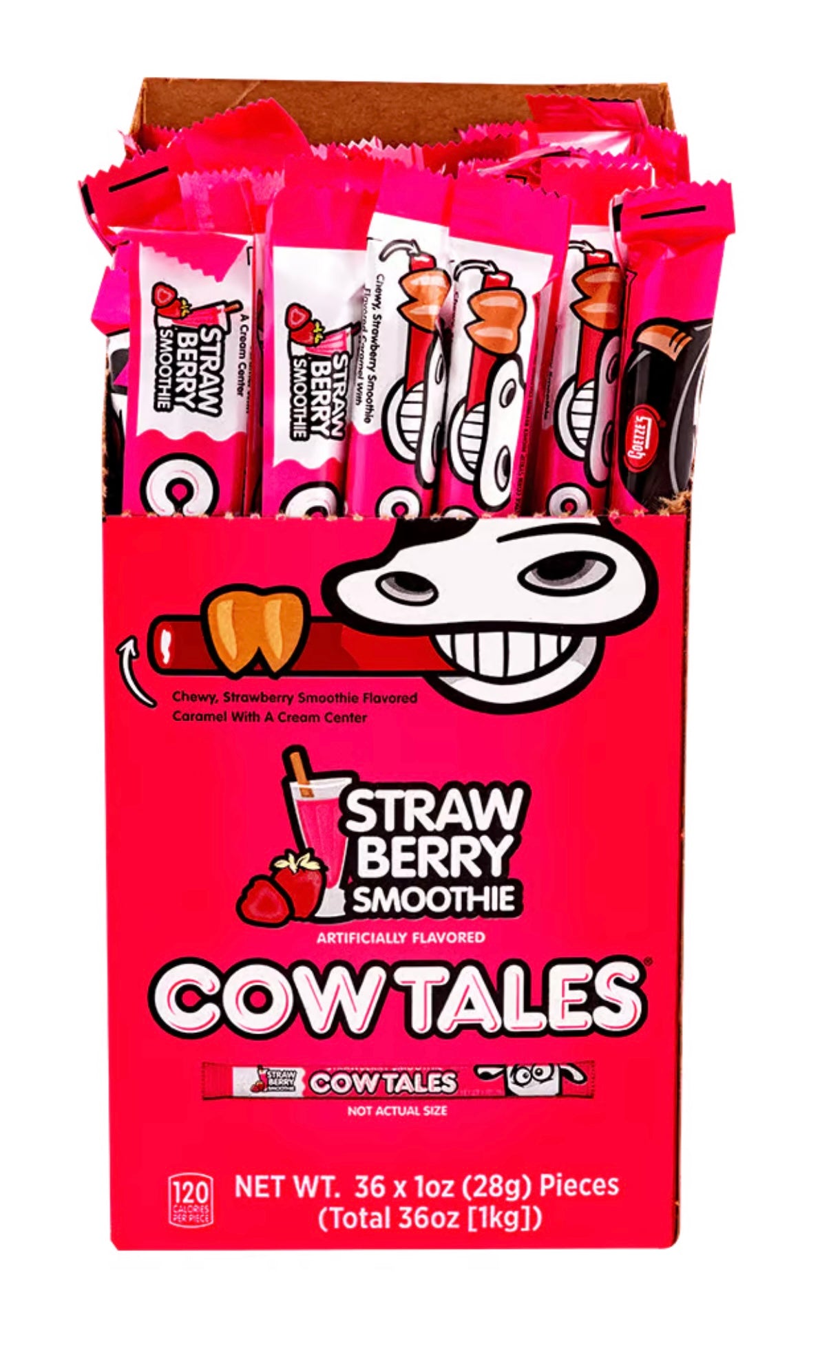 Cow Tales Strawberry Smoothie Caramel Candy
