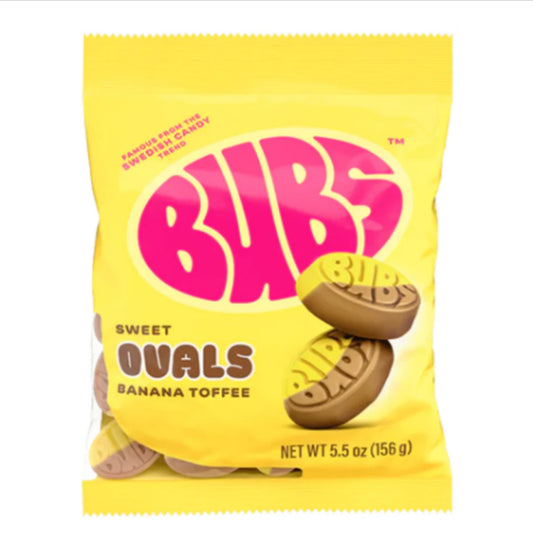 Bubs Sweet Ovals Banana Toffee