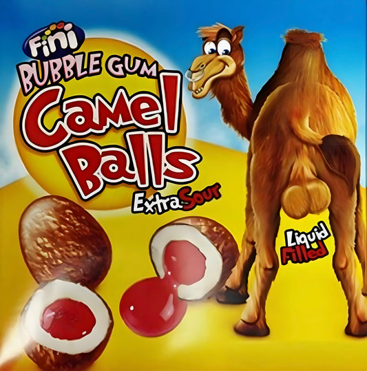 Fini Camel balls extra sour liquid filled gum