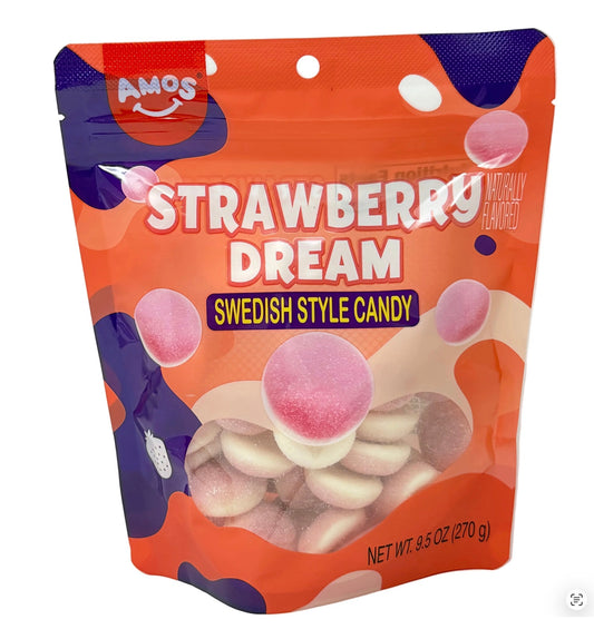 Amos Strawberry Dream Swedish Style Candy