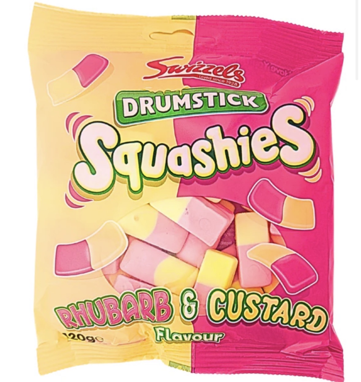 Swizzels Squashies Rhubarb & Custard – UK Exclusive