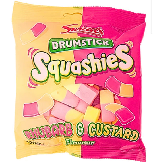 Swizzels Squashies Rhubarb & Custard – UK Exclusive
