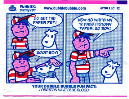 Original Double Bubble gum with Comics