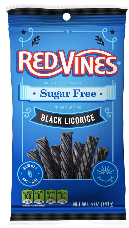 Red Vines Sugar Free Black Licorice
