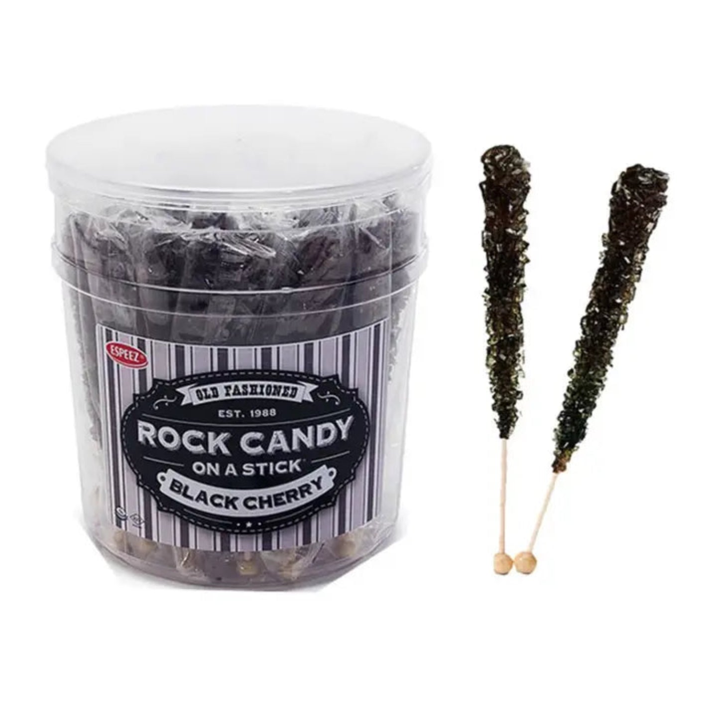 Rock Candy lollipops Black Cherry