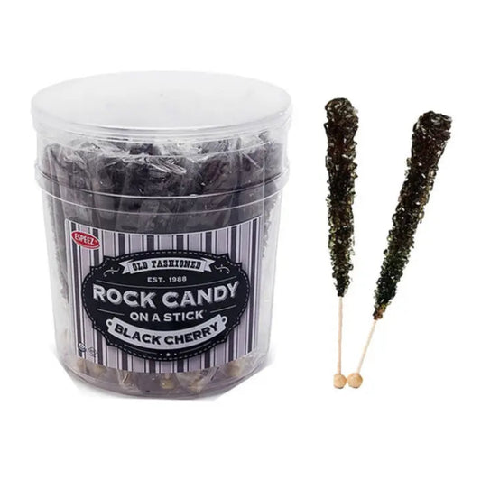 Rock Candy lollipops Black Cherry