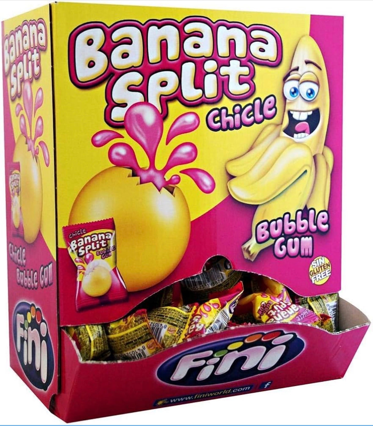 Fini Banana Split Liquid filled Bubblegum
