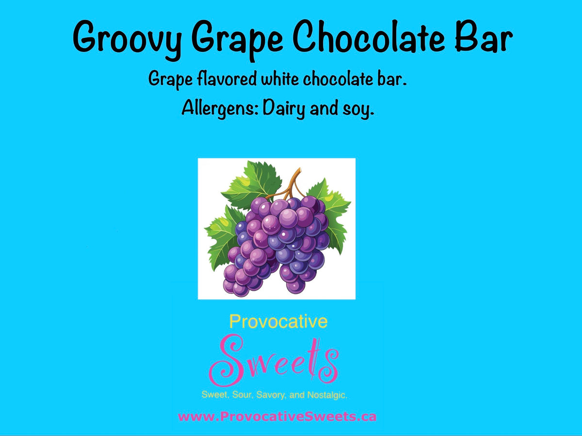 Groovy Grape Chocolate Bar